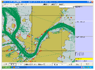 AISの航跡画像