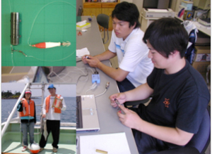 自作漁具による試験画像