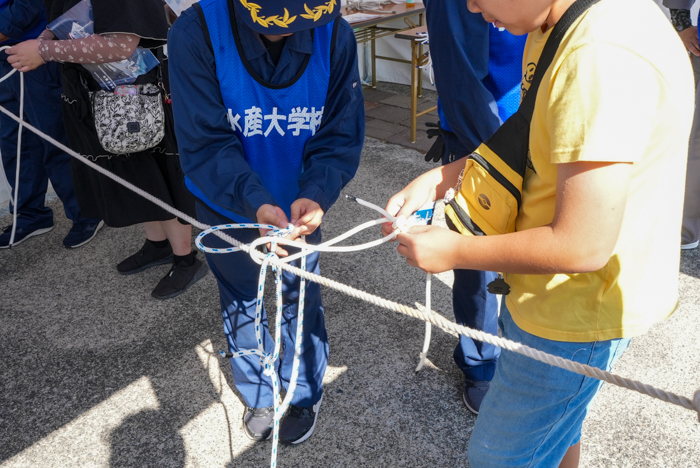 ロープワーク教室の様子