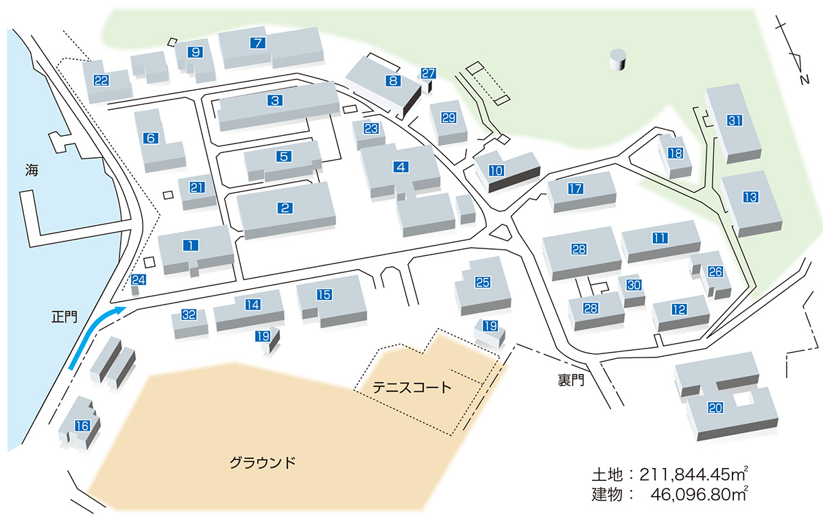 キャンパスマップ図