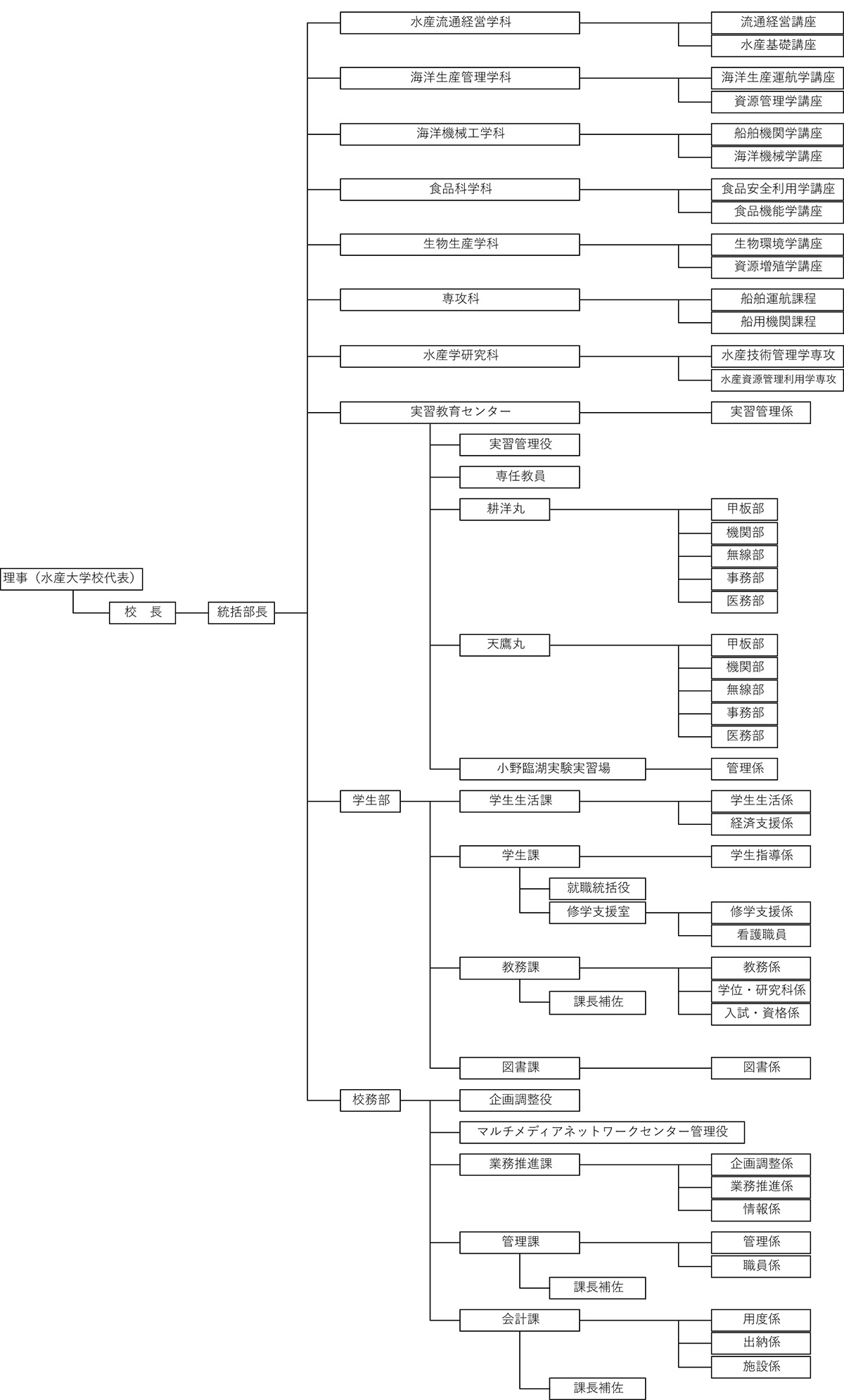 水産大学校組織図